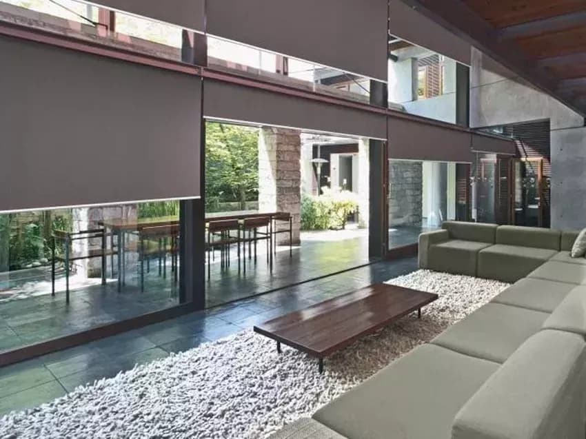 Rolety materiałowe — biuro